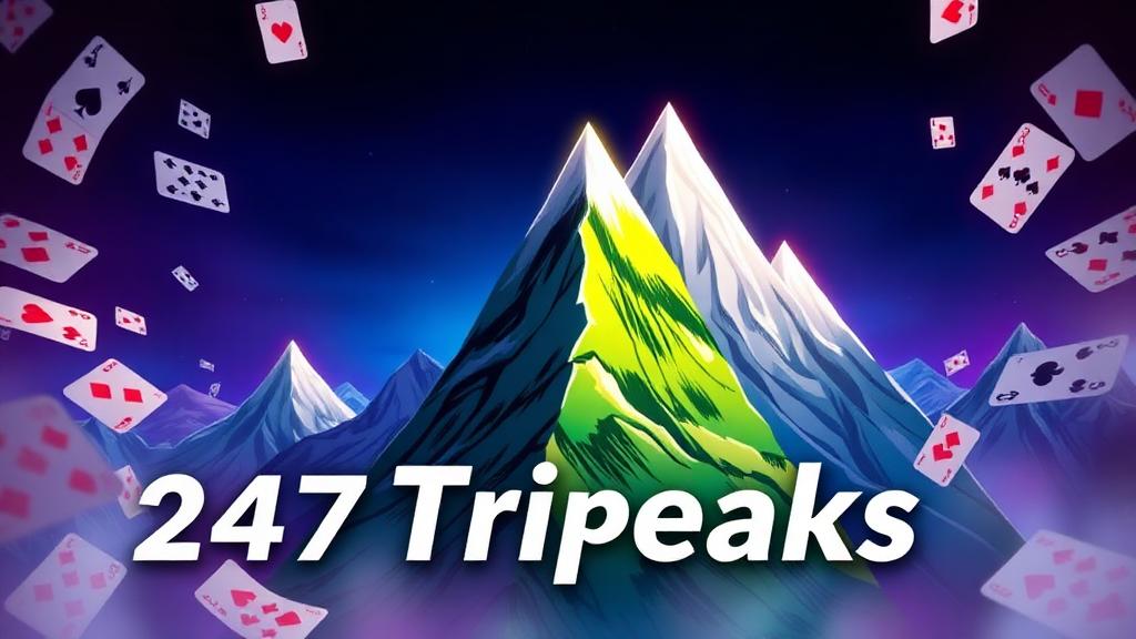 247Tripeaks — browser game website preview