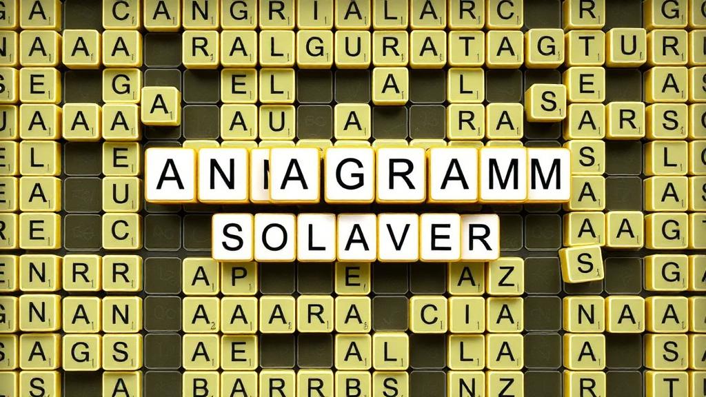 AnagramSolver — browser game website preview