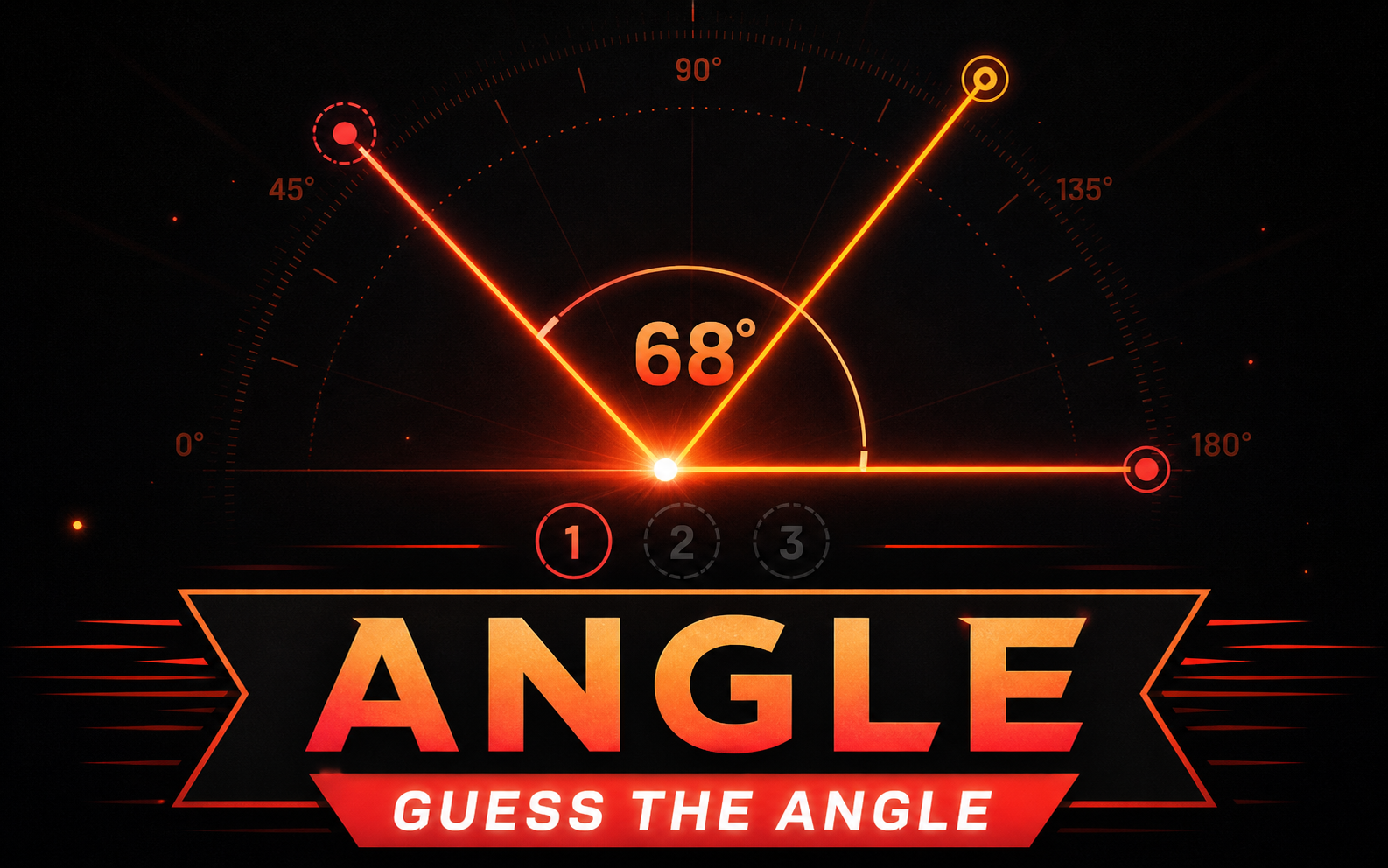 Angle — browser game website preview