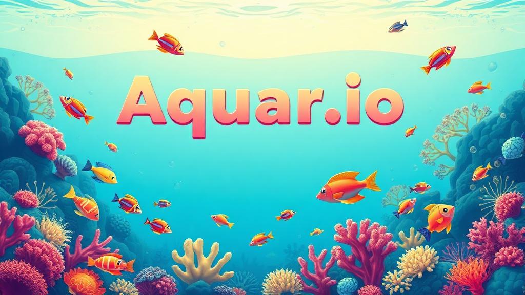 Aquar.io — browser game website preview