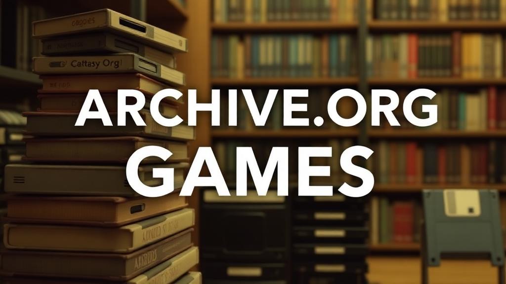 Archive.org Games — browser game website preview