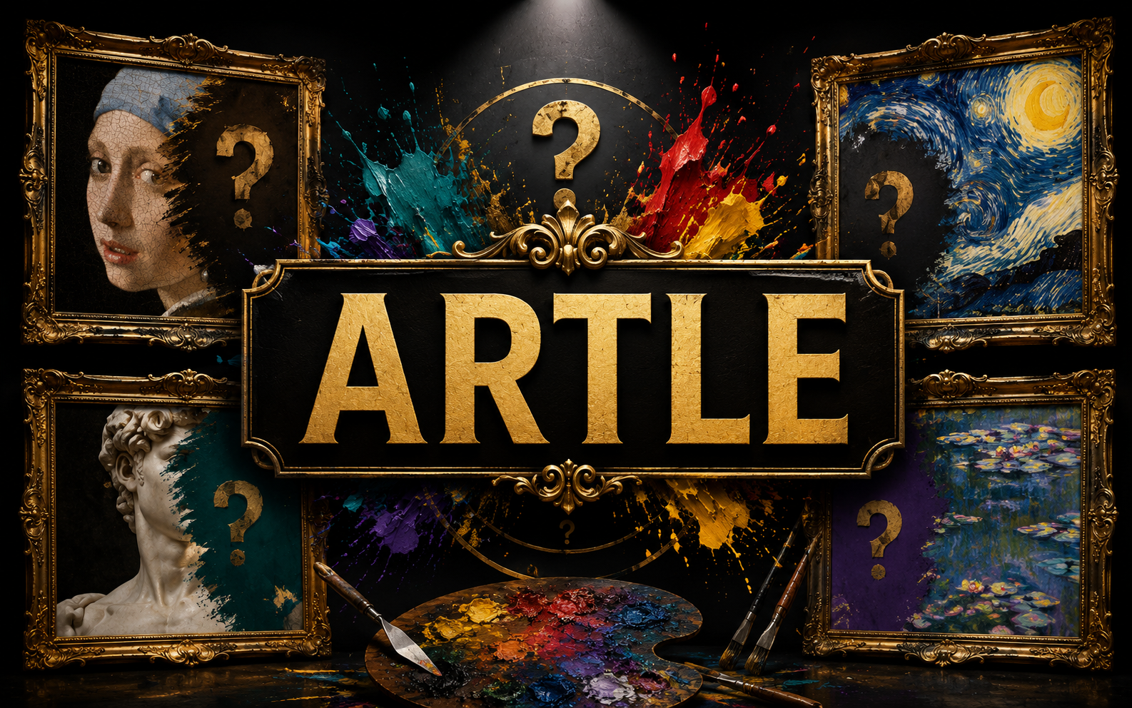 Artle — browser game website preview