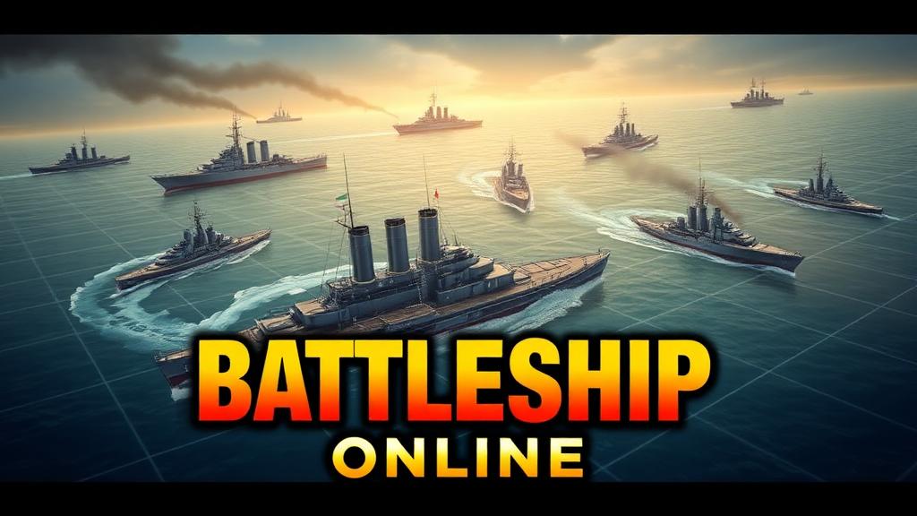 Battleship Online — browser game website preview