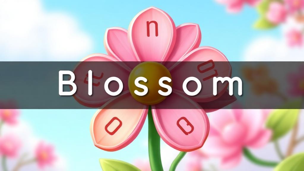 Blossom — browser game website preview