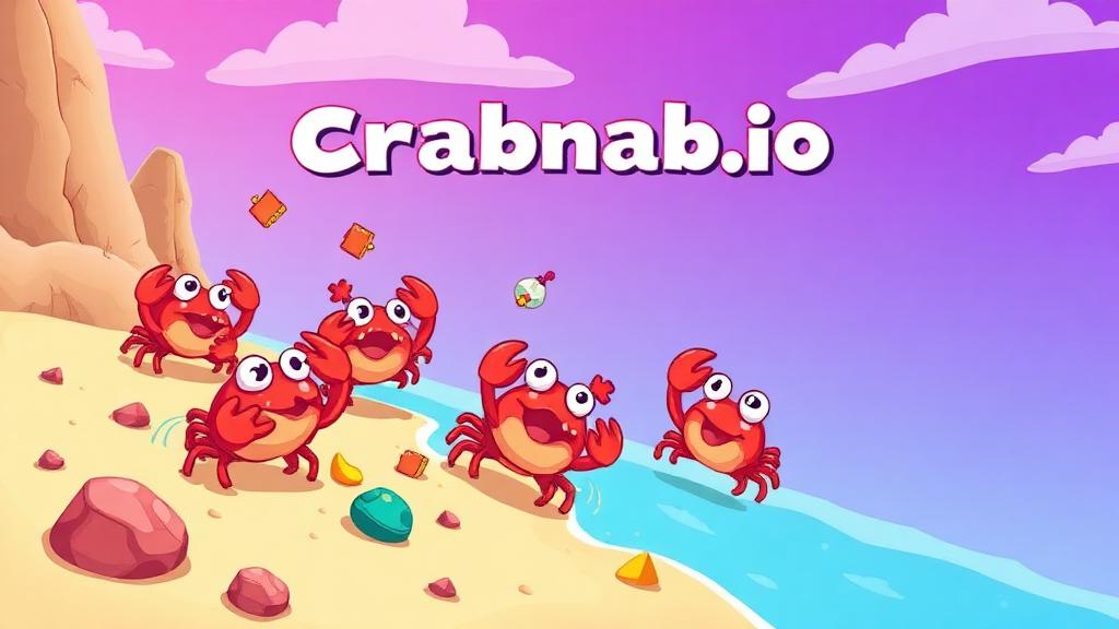 Crabnab.io — browser game website preview