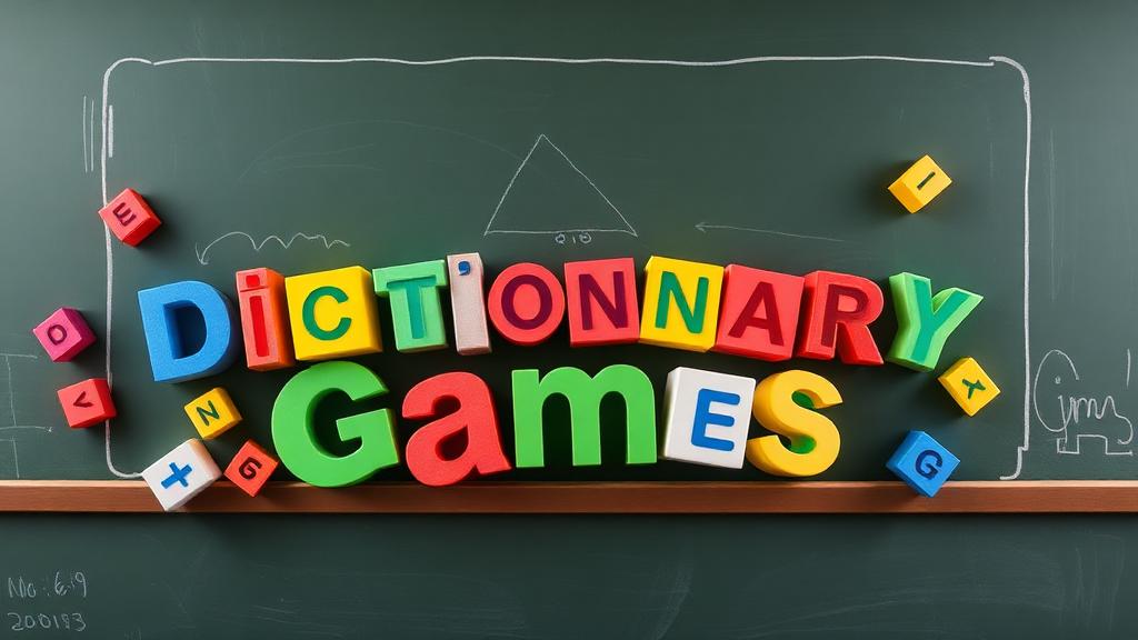 DictionaryGames — browser game website preview
