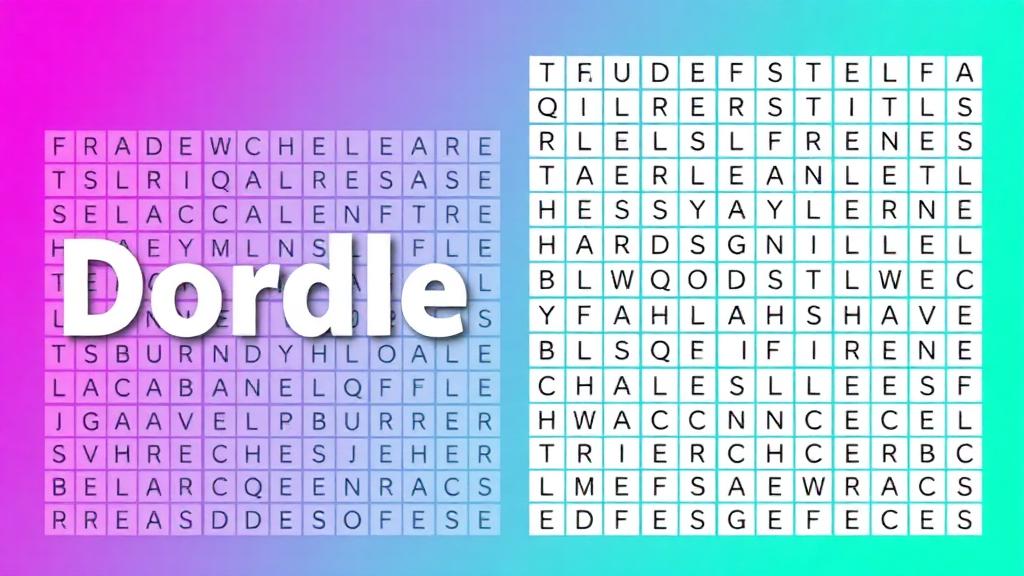 Dordle — browser game website preview