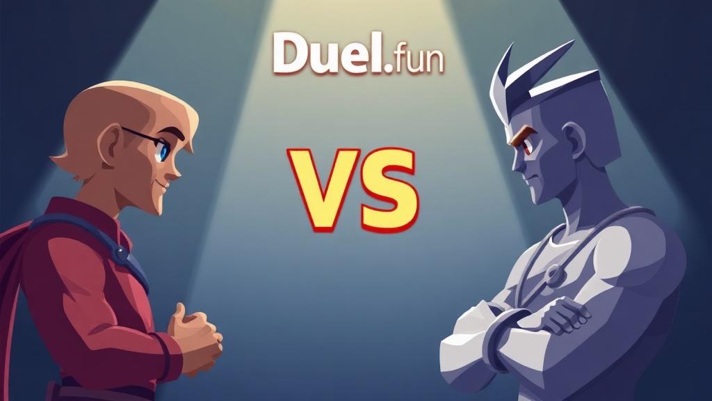 Duel.fun — browser game website preview