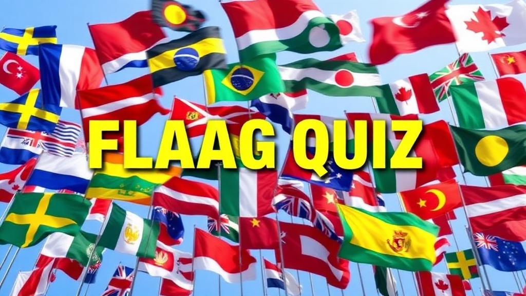 FlagQuiz — browser game website preview