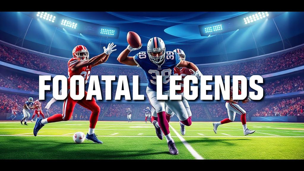 FootballLegends — browser game website preview