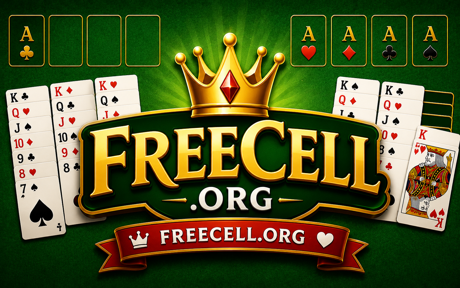 FreeCell.org — browser game website preview