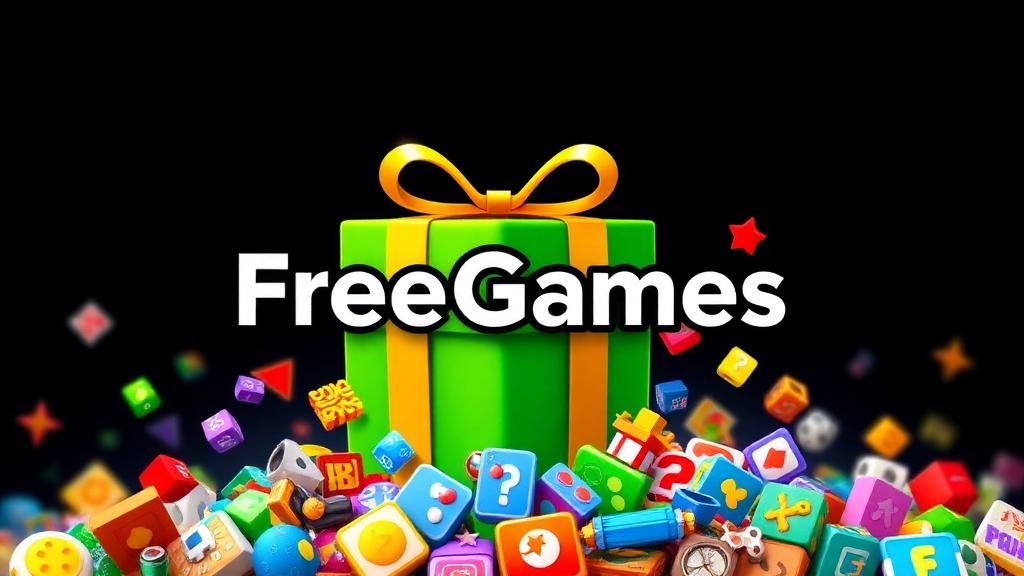 FreeGames — browser game website preview