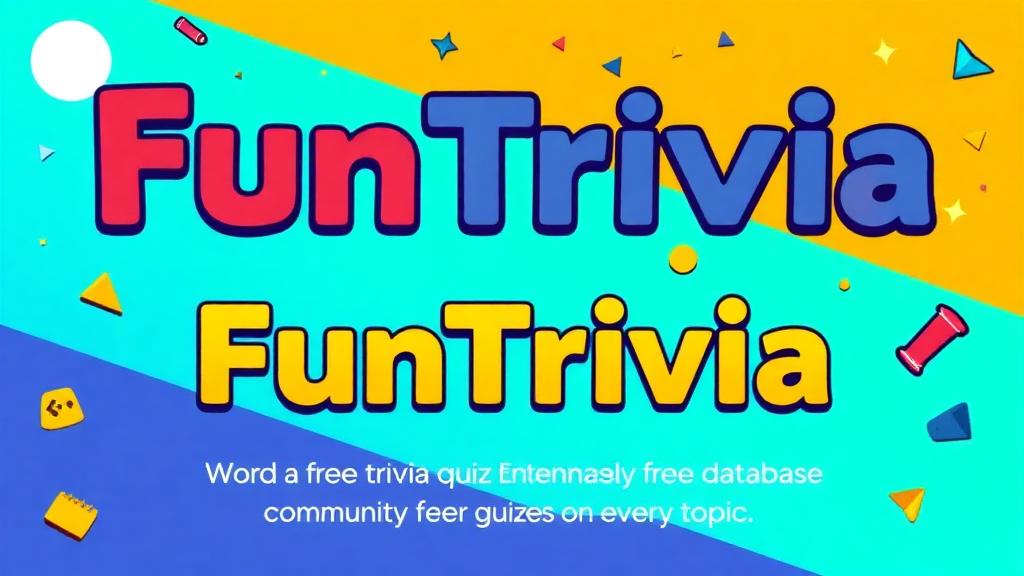 FunTrivia — browser game website preview