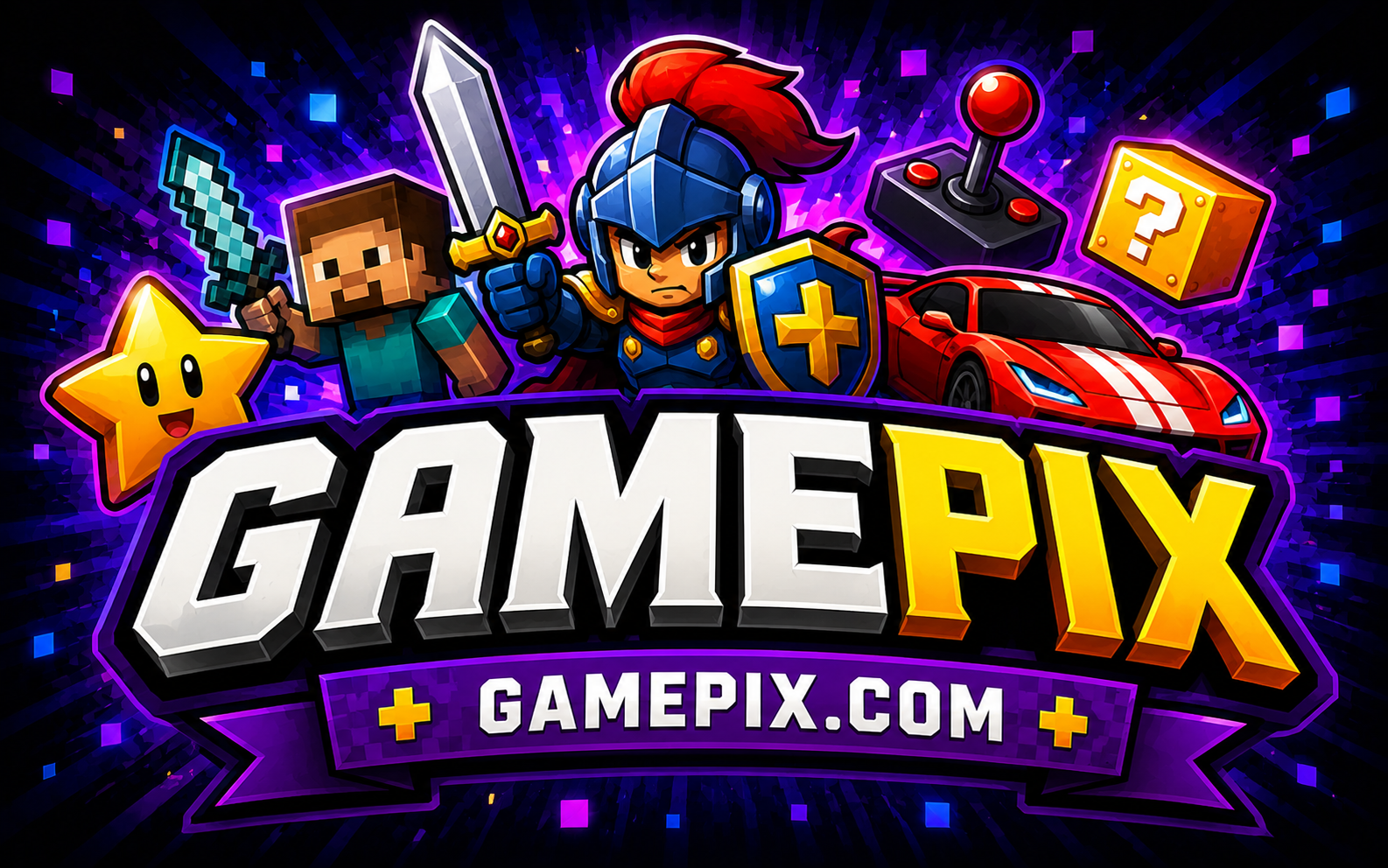 GamePix — browser game website preview