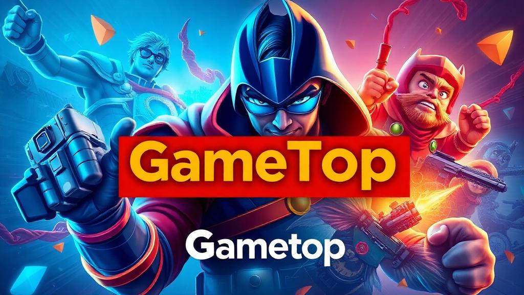 GameTop — browser game website preview