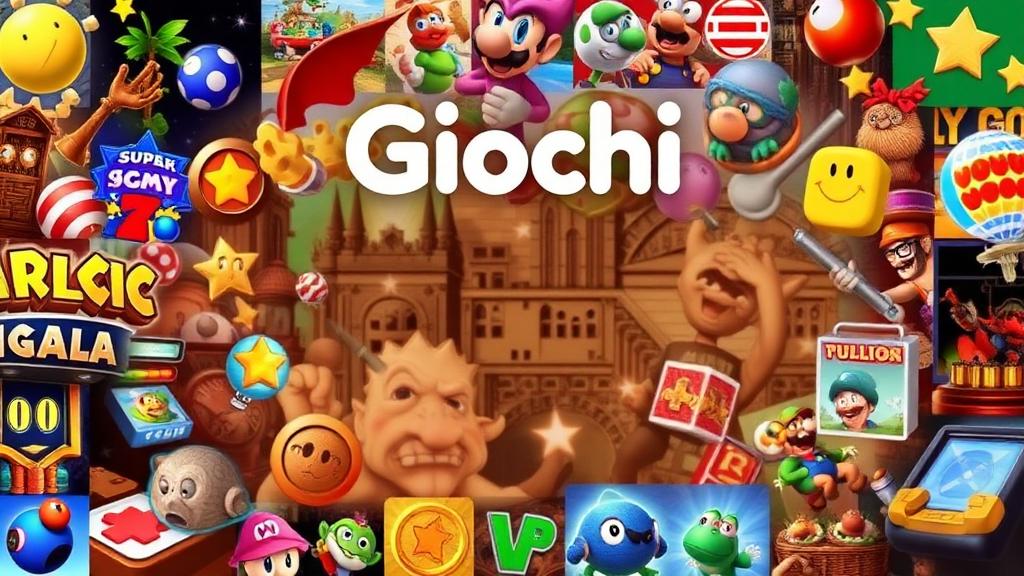 Giochi — browser game website preview