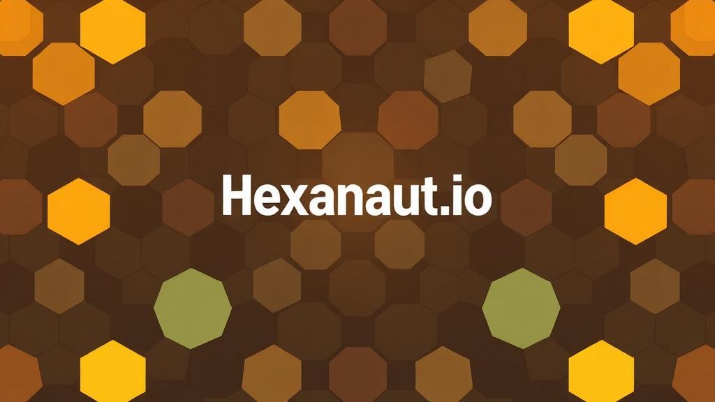 Hexanaut.io — browser game website preview