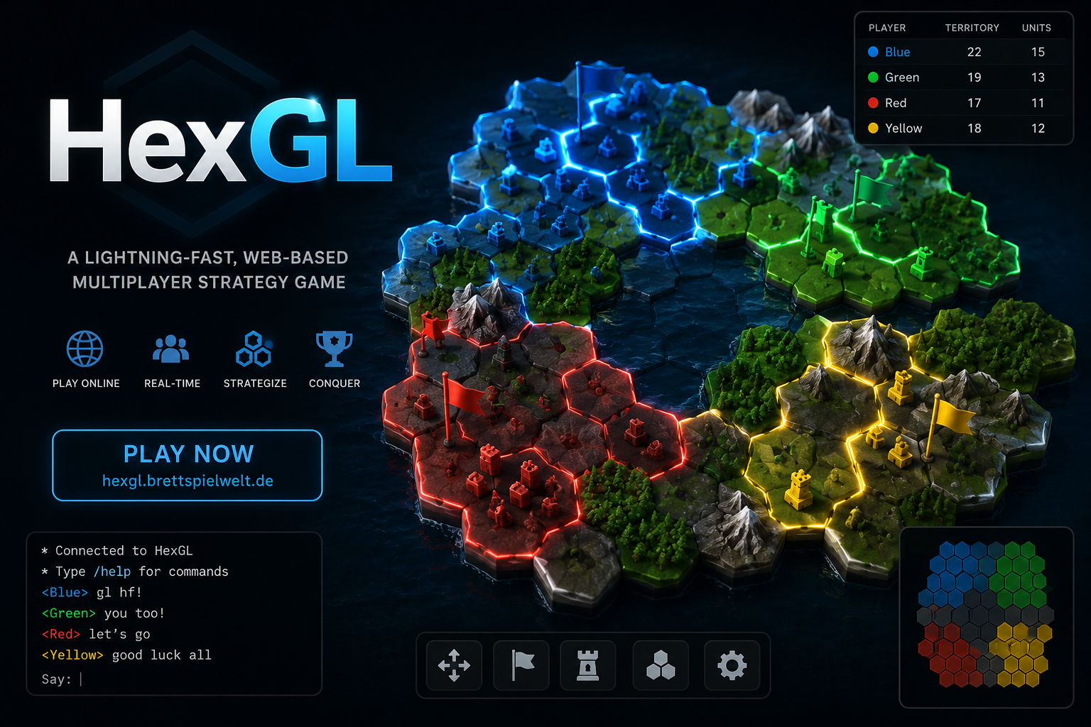 HexGL — browser game website preview