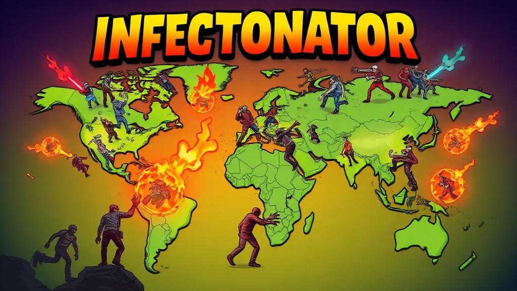 Infectonator — browser game website preview