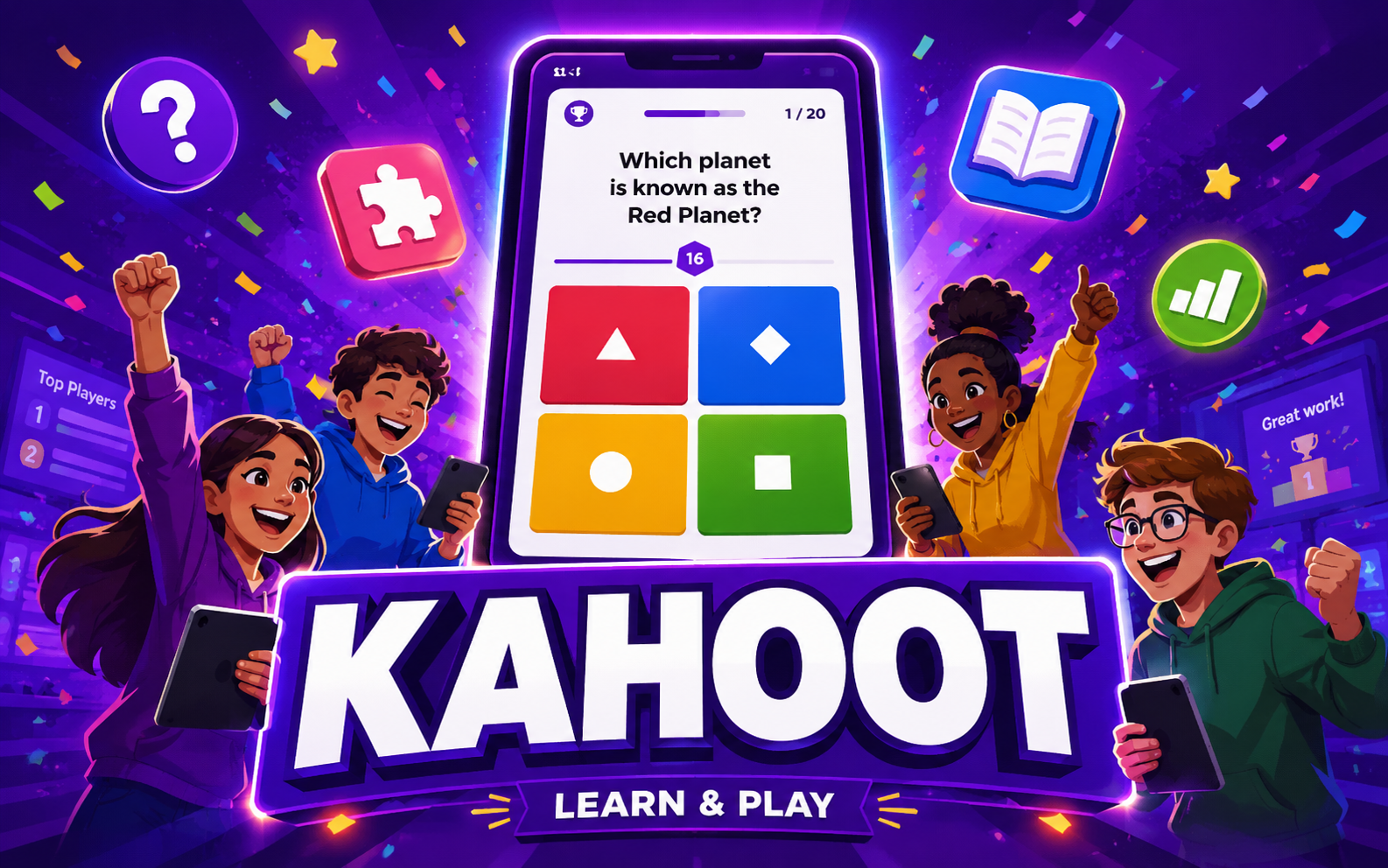 Kahoot — browser game website preview