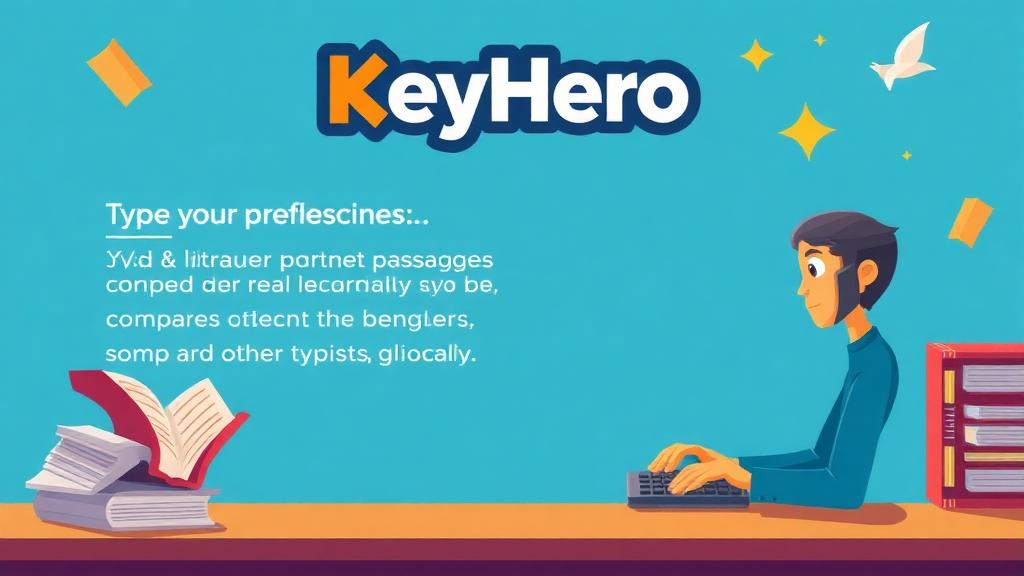 KeyHero — browser game website preview