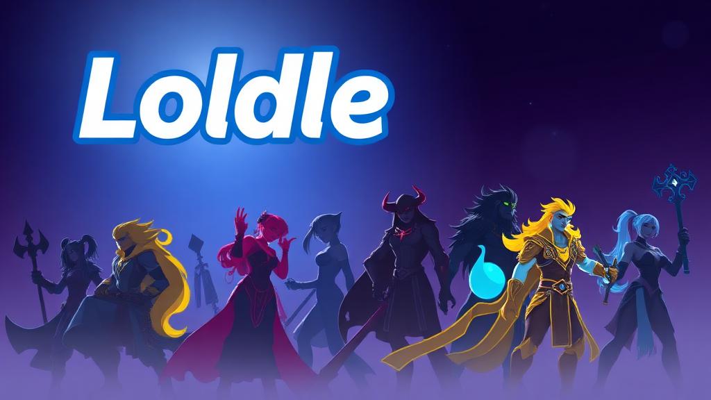 Loldle — browser game website preview