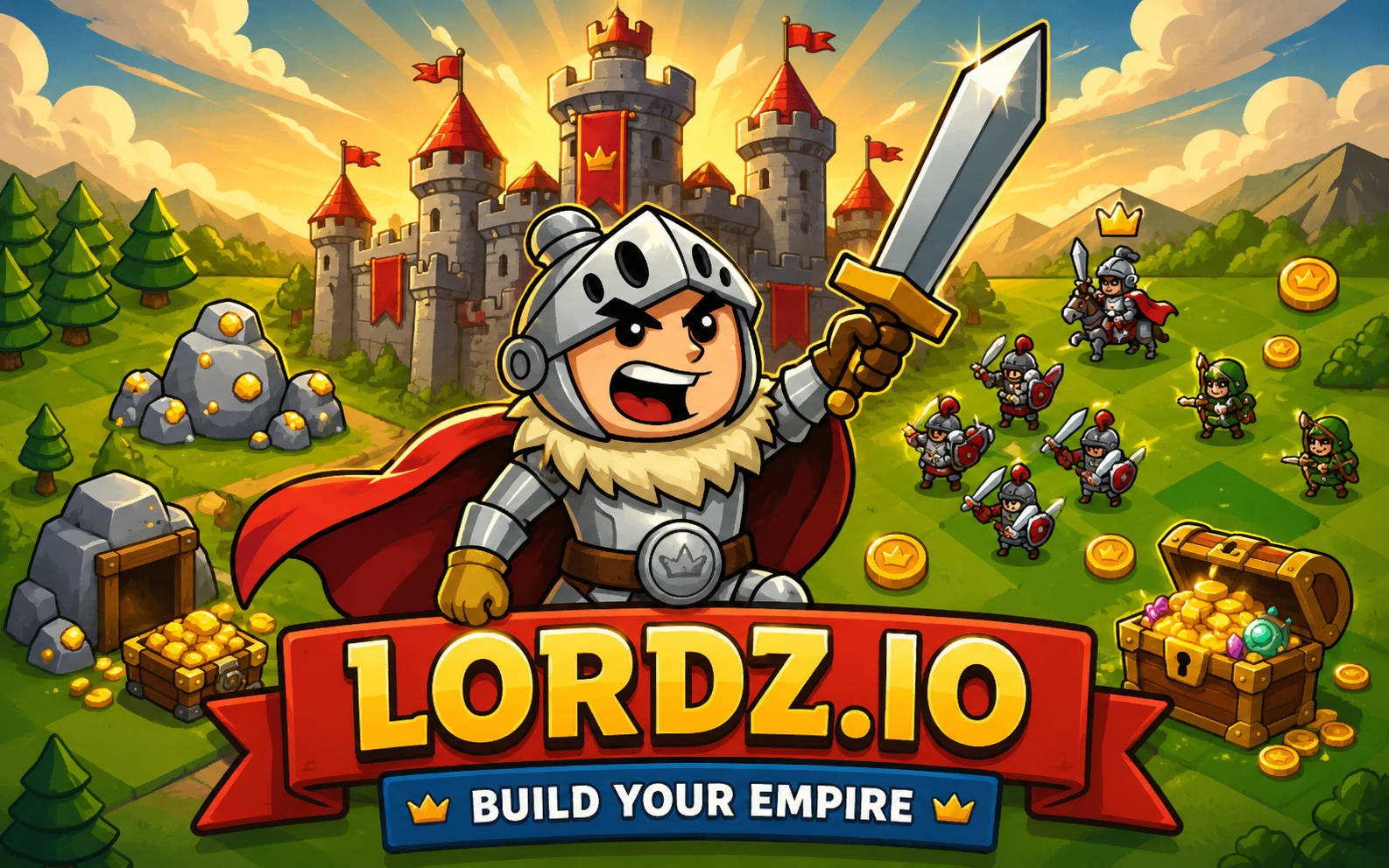Lordz.io — browser game website preview