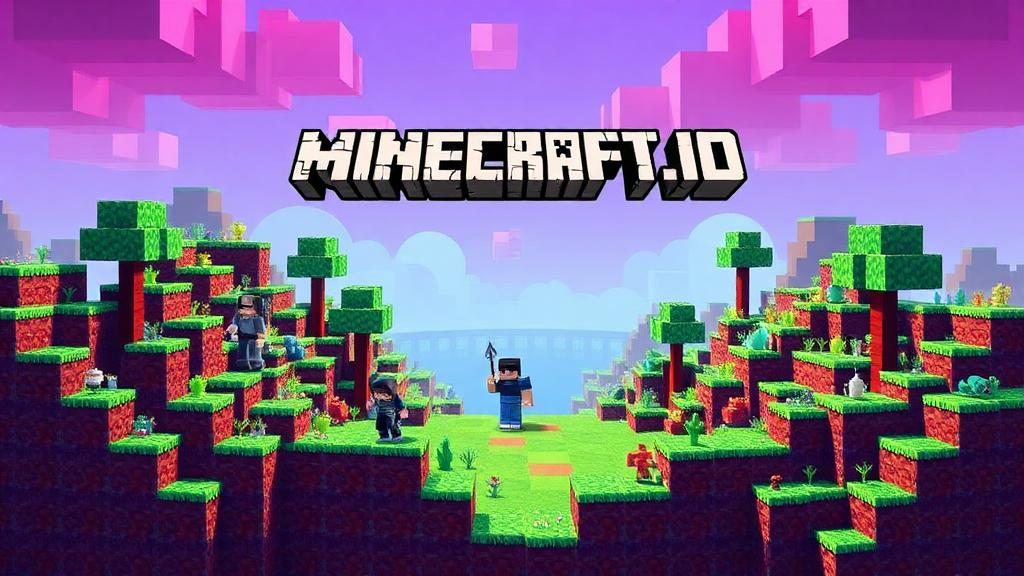 Mine-craft.io — browser game website preview