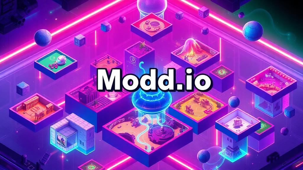 Modd.io — browser game website preview