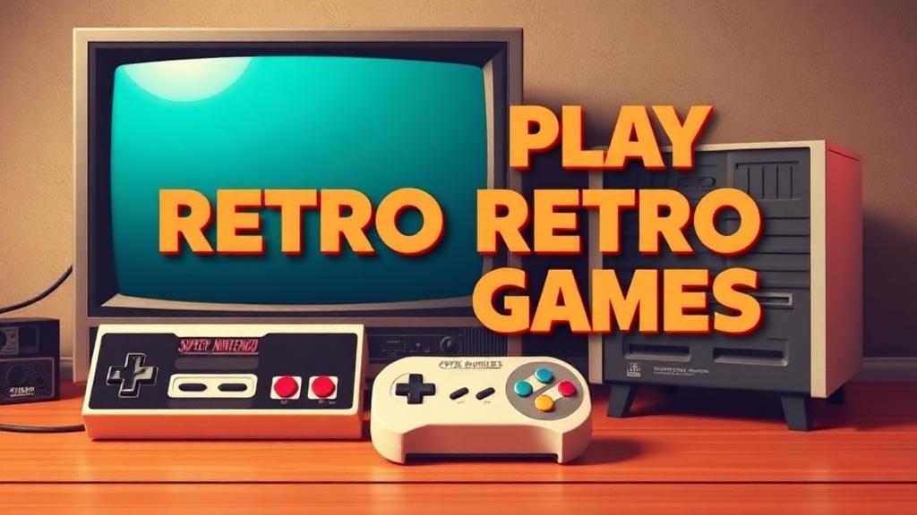 Playretrogames — browser game website preview
