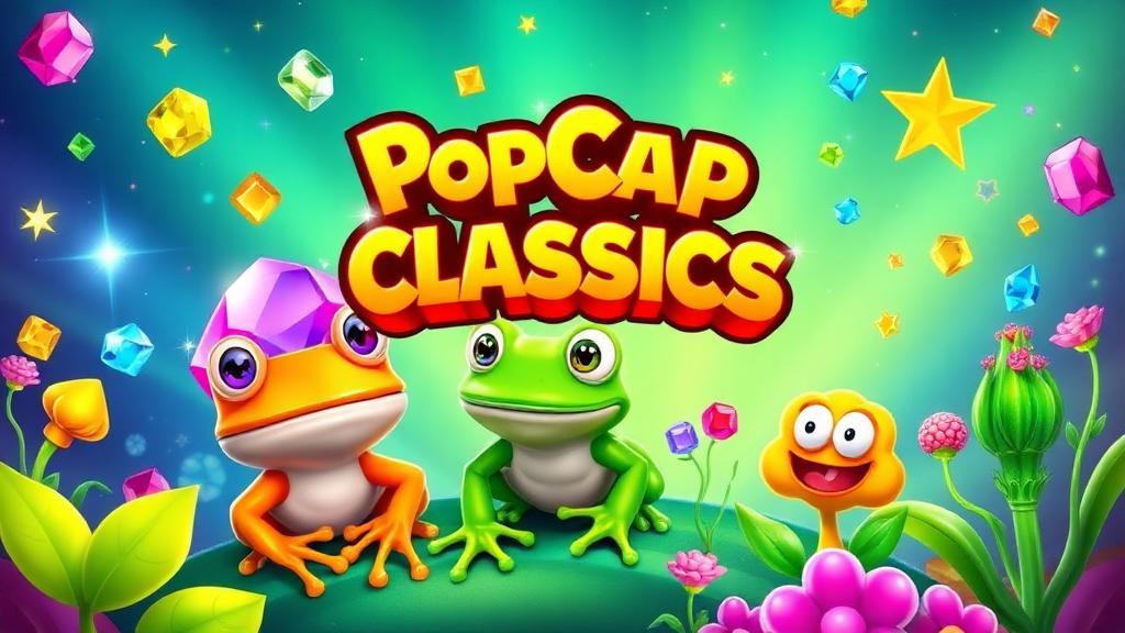 PopCap — browser game website preview
