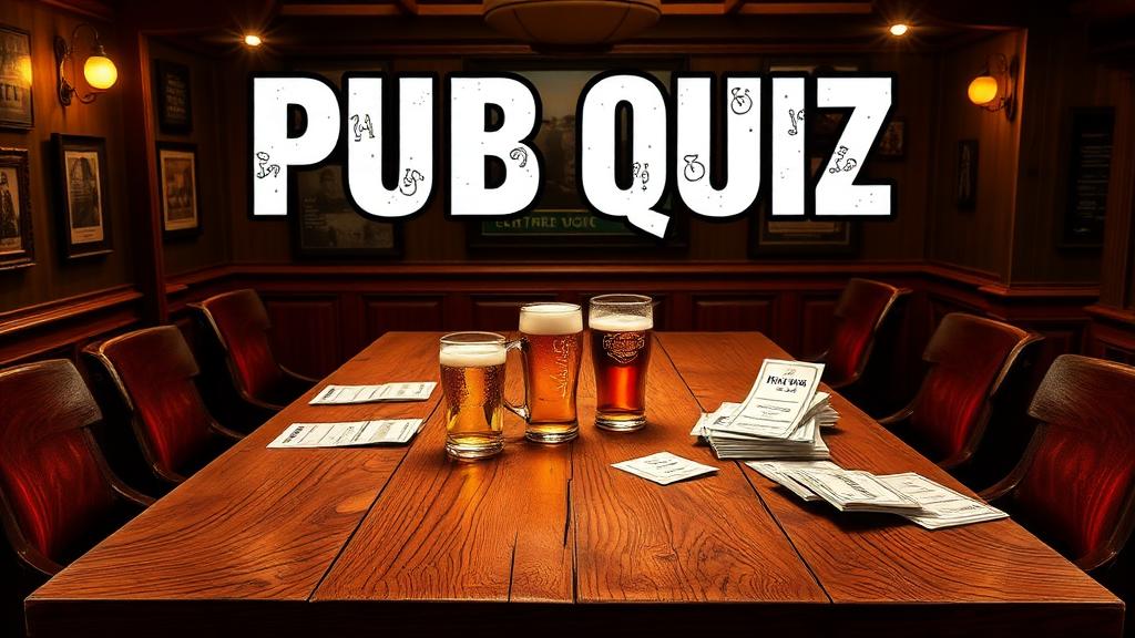 PubQuiz — browser game website preview