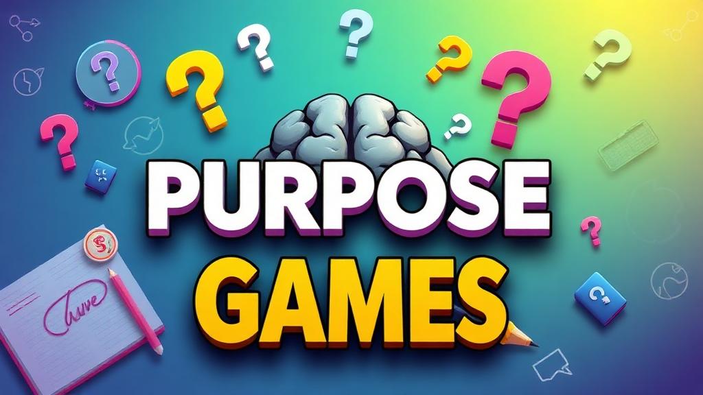 PurposeGames — browser game website preview