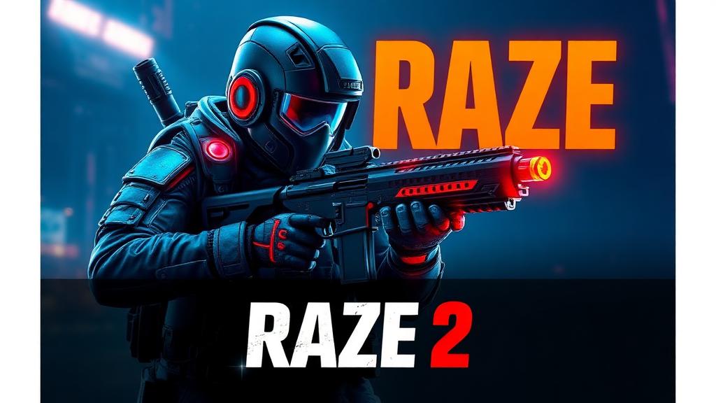 Raze2 — browser game website preview