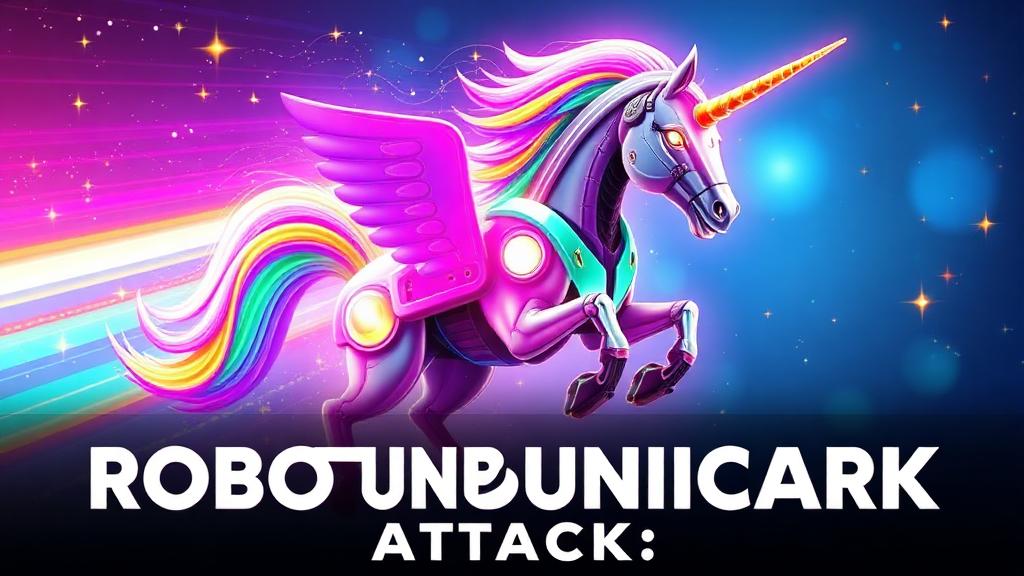 RobotUnicornAttack — browser game website preview