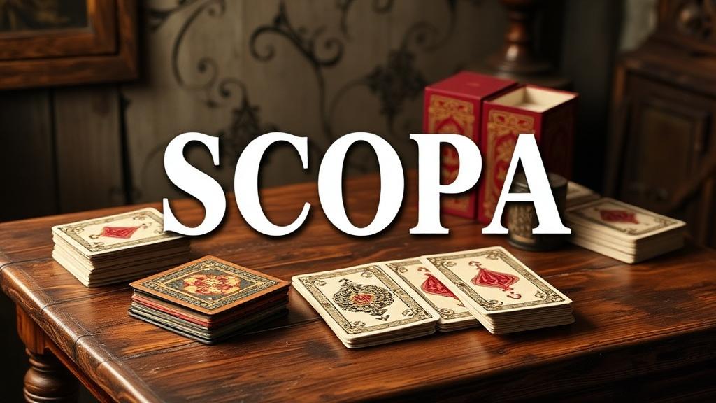 ScopaGame — browser game website preview