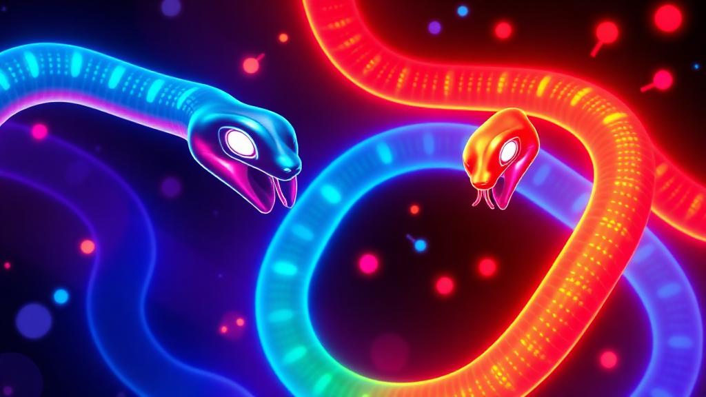 Snakes.io — browser game website preview