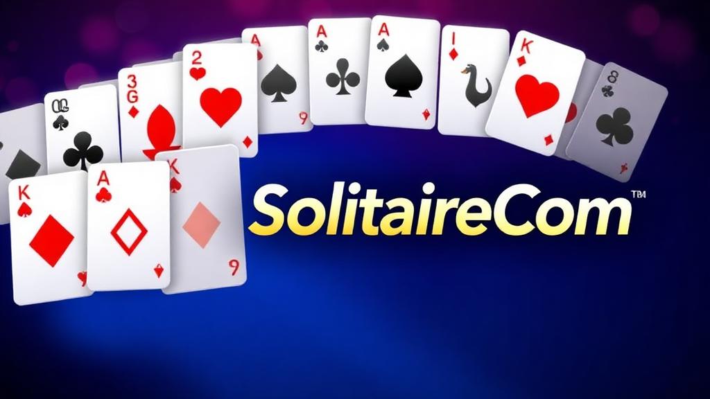SolitaireCom — browser game website preview