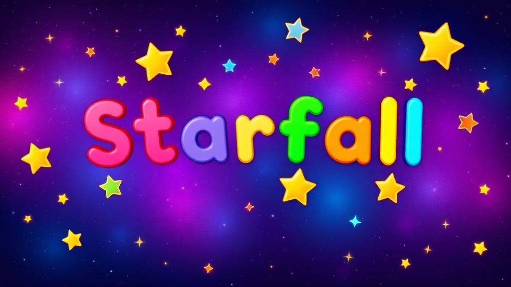 Starfall — browser game website preview