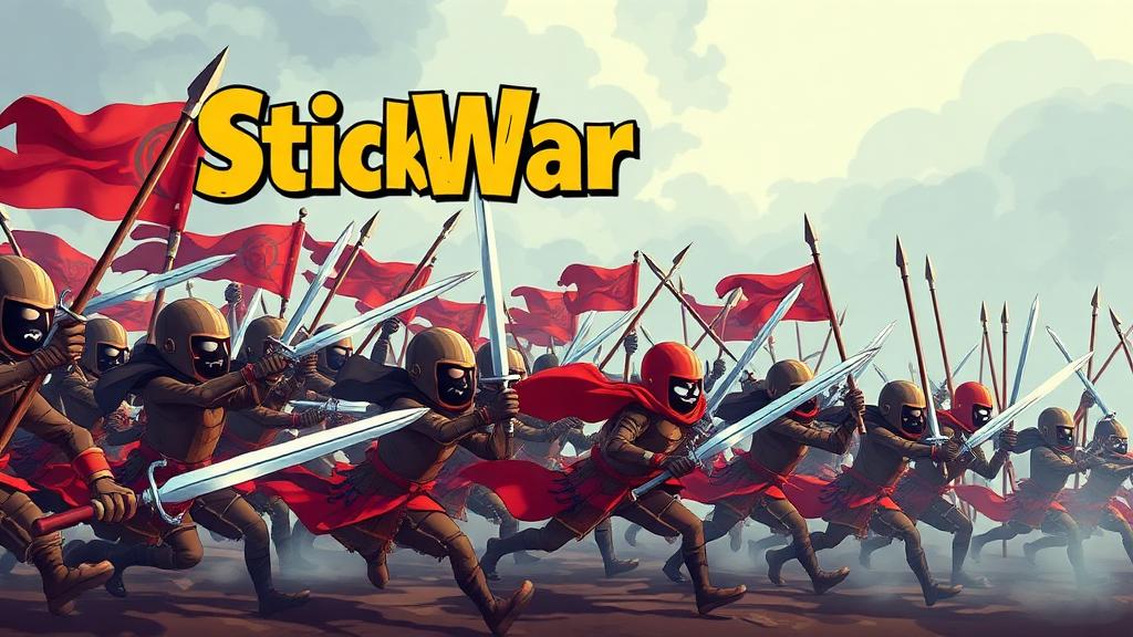 StickWar — browser game website preview