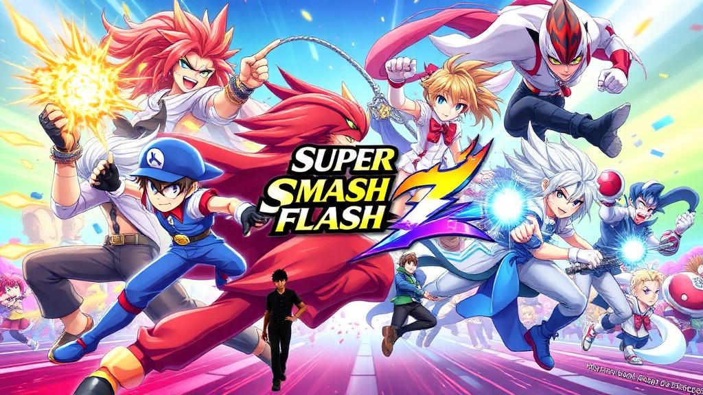 Super Smash Flash 2 — browser game website preview