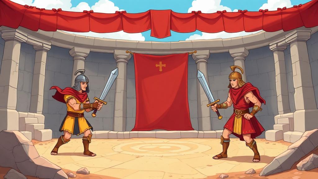 SwordsAndSandals — browser game website preview