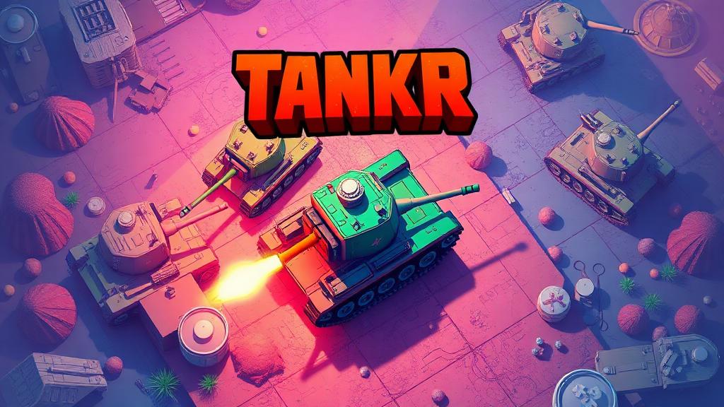 Tankr.io — browser game website preview