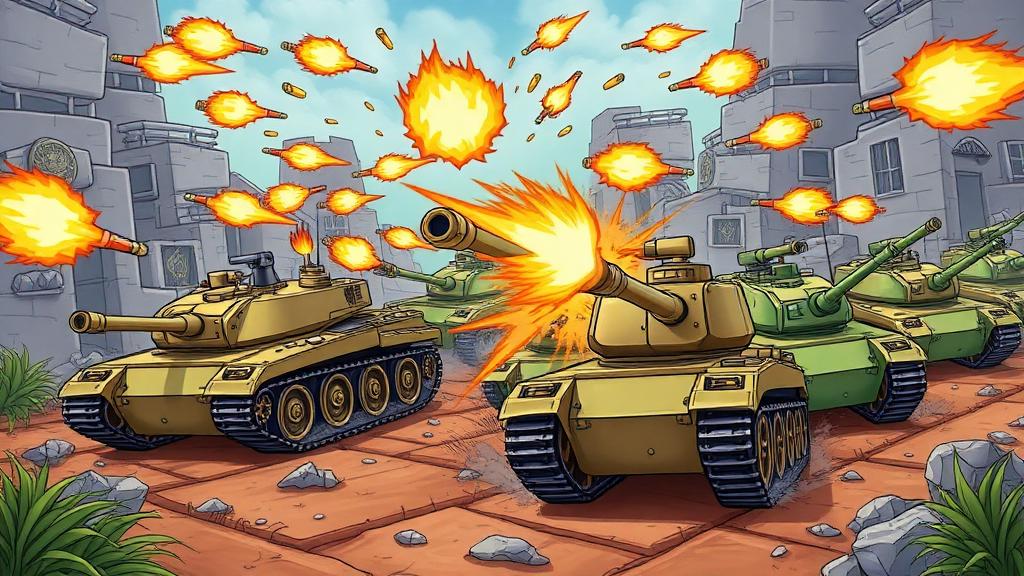 TankTrouble — browser game website preview