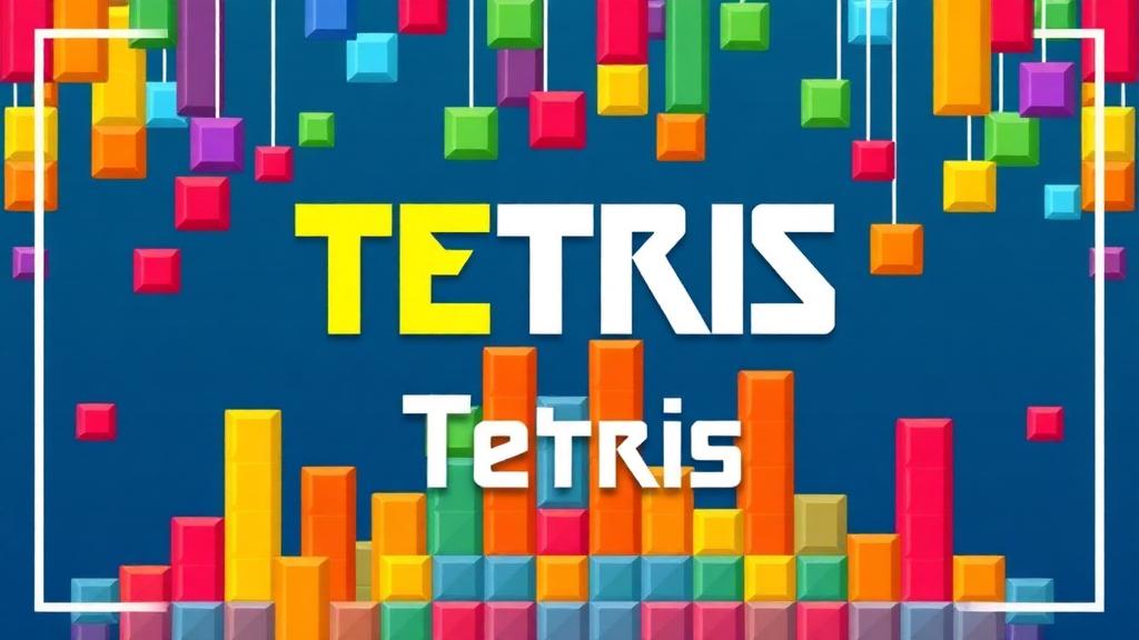 Tetris (official) — browser game website preview