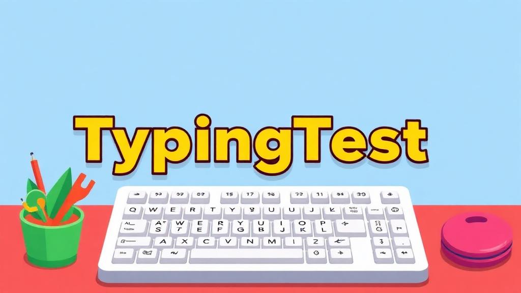 TypingTest — browser game website preview