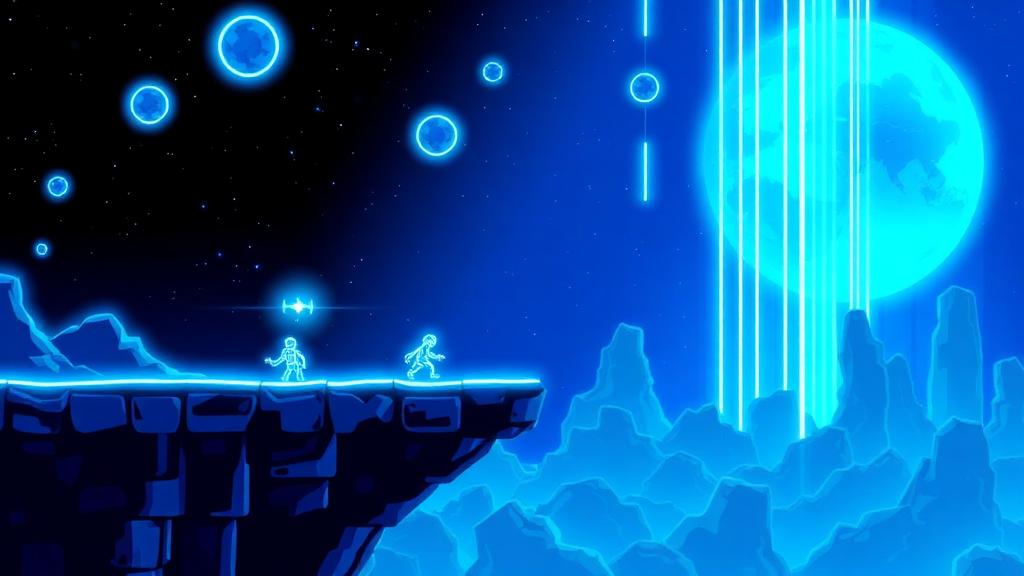 VVVVVV — browser game website preview