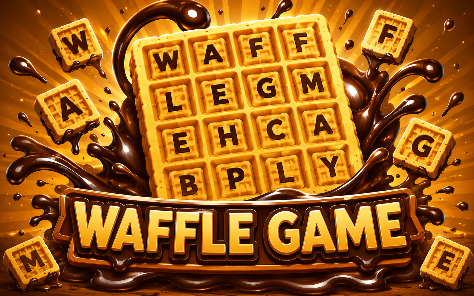 Waffle Game — browser game website preview