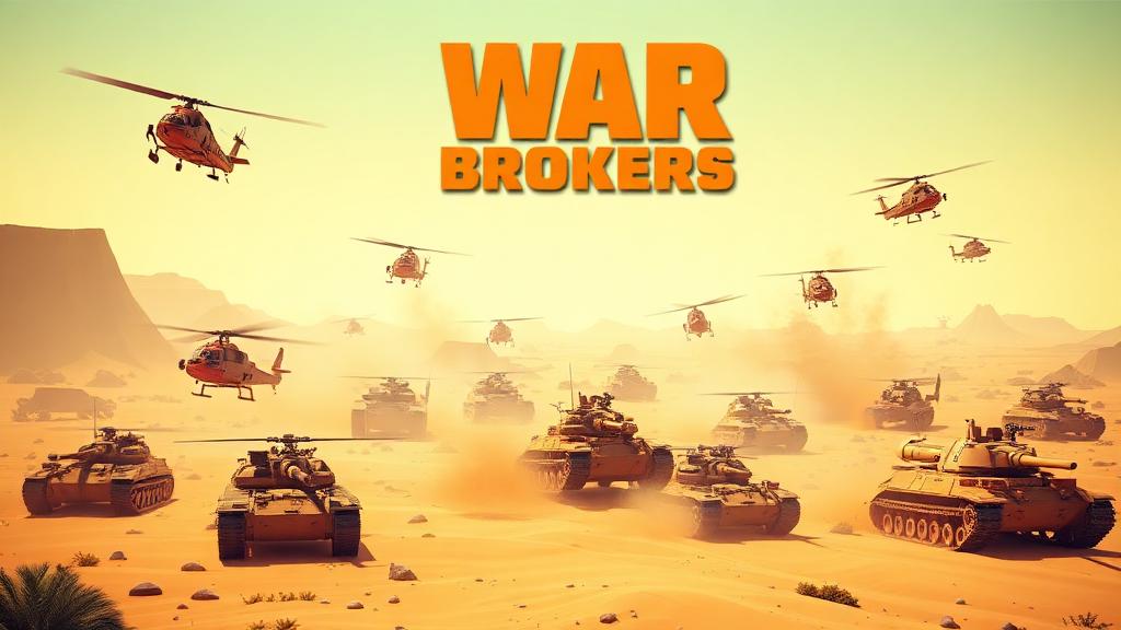 Warbrokers.io — browser game website preview