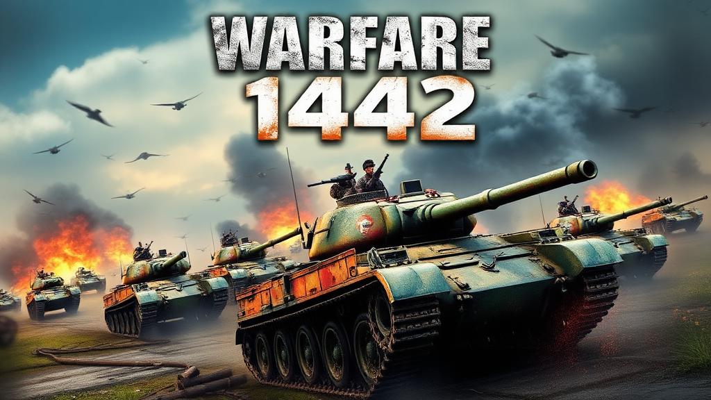 Warfare 1944 — browser game website preview